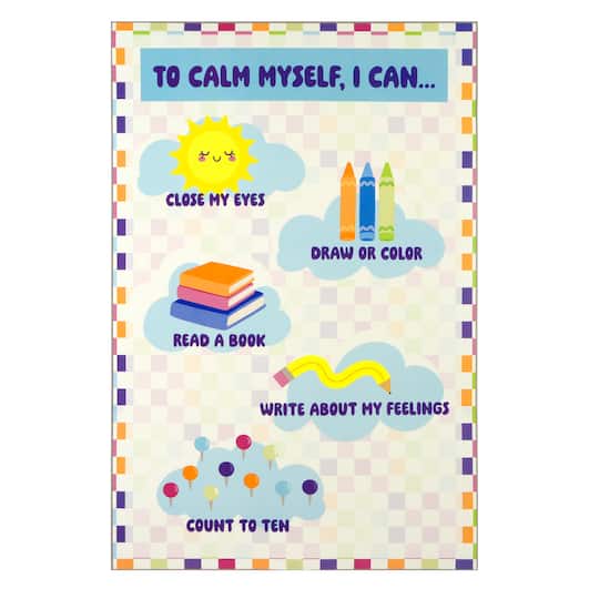 Class Rules! 12" x 18" Calming Corner Poster Set by B2C™